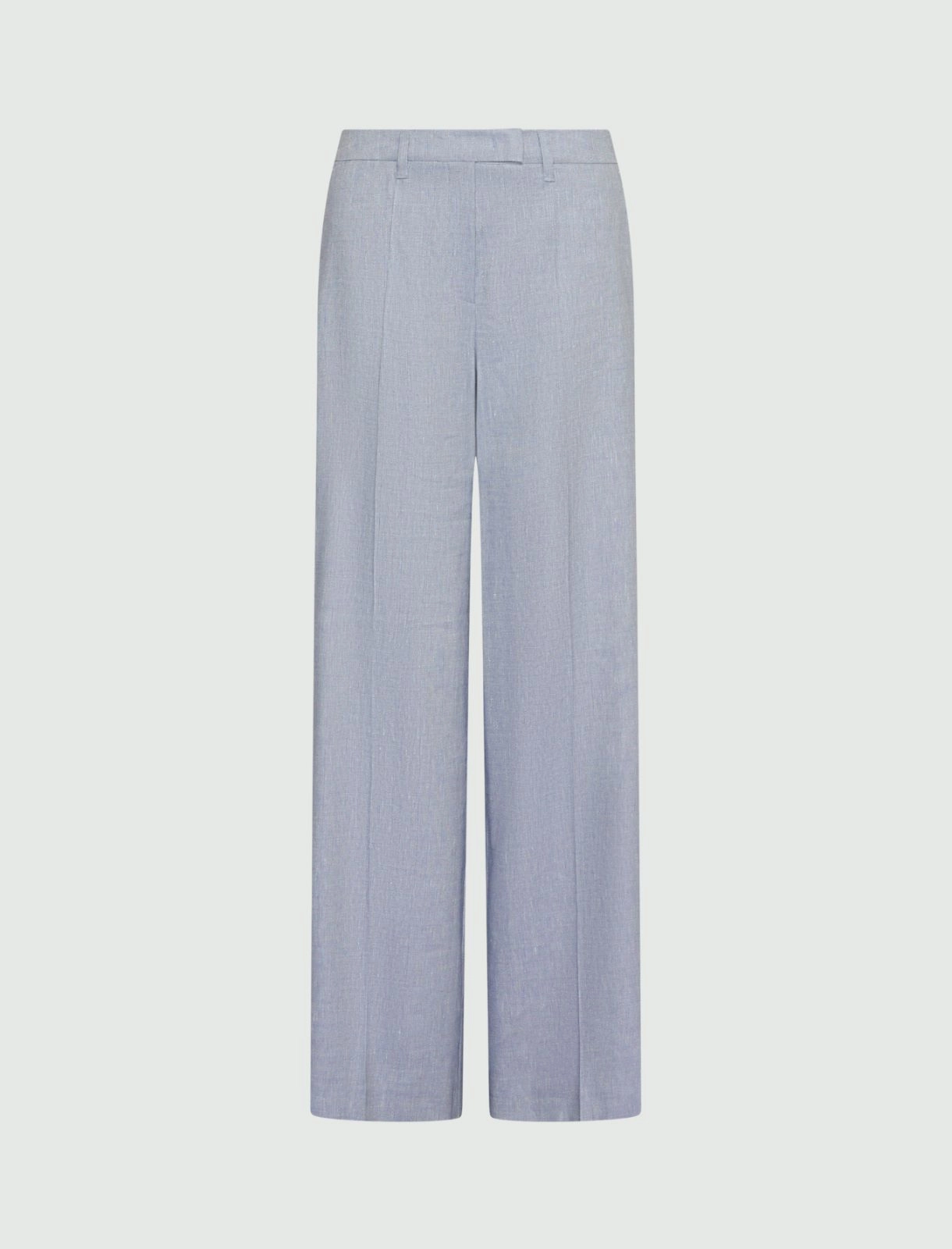 Pantalone Donna Celeste Jersey Zampa MARELLA - Modalternativa