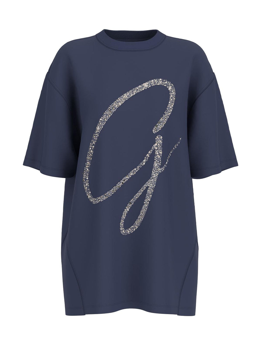 T-shirt Blu GUESS W6GI39_K3478_ G7P1 Donna 