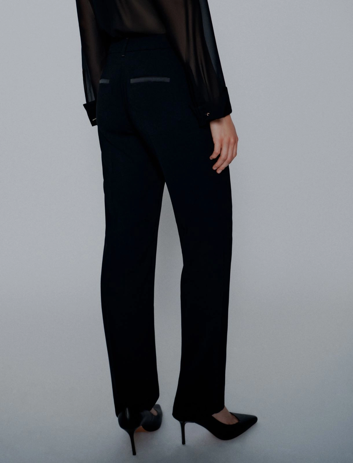 Pantalone Nero MARELLA art.365 TELICA 001 Donna 