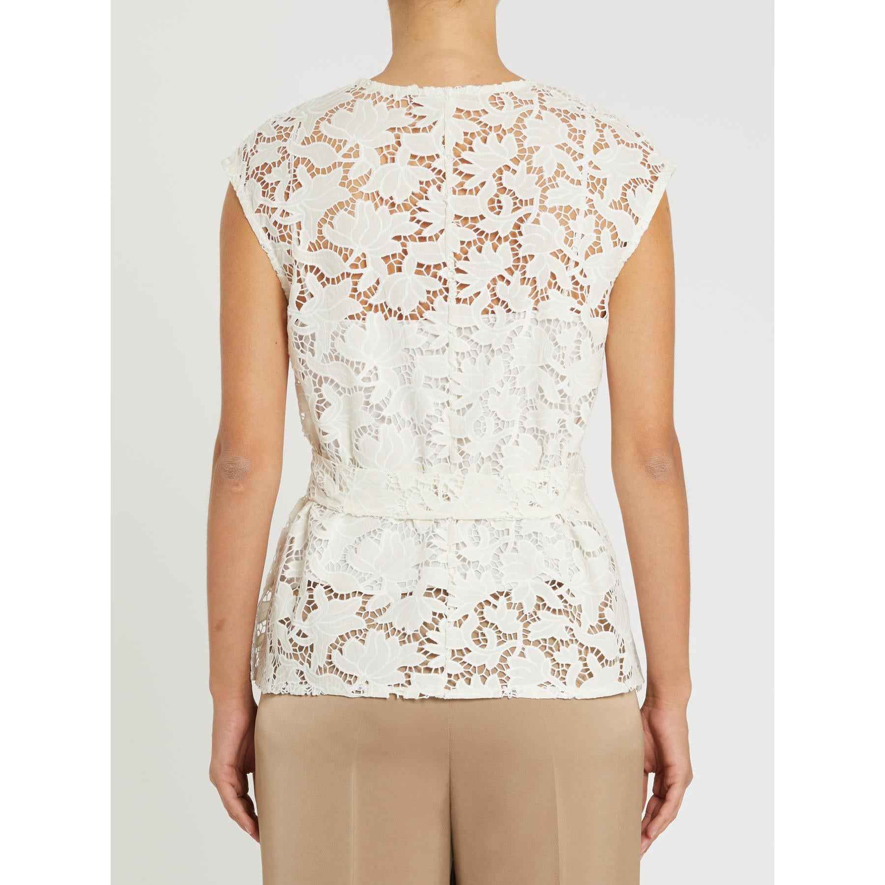 Camicia Donna Bianco Cotone Filo ricamo PENNY BLACK - Modalternativa