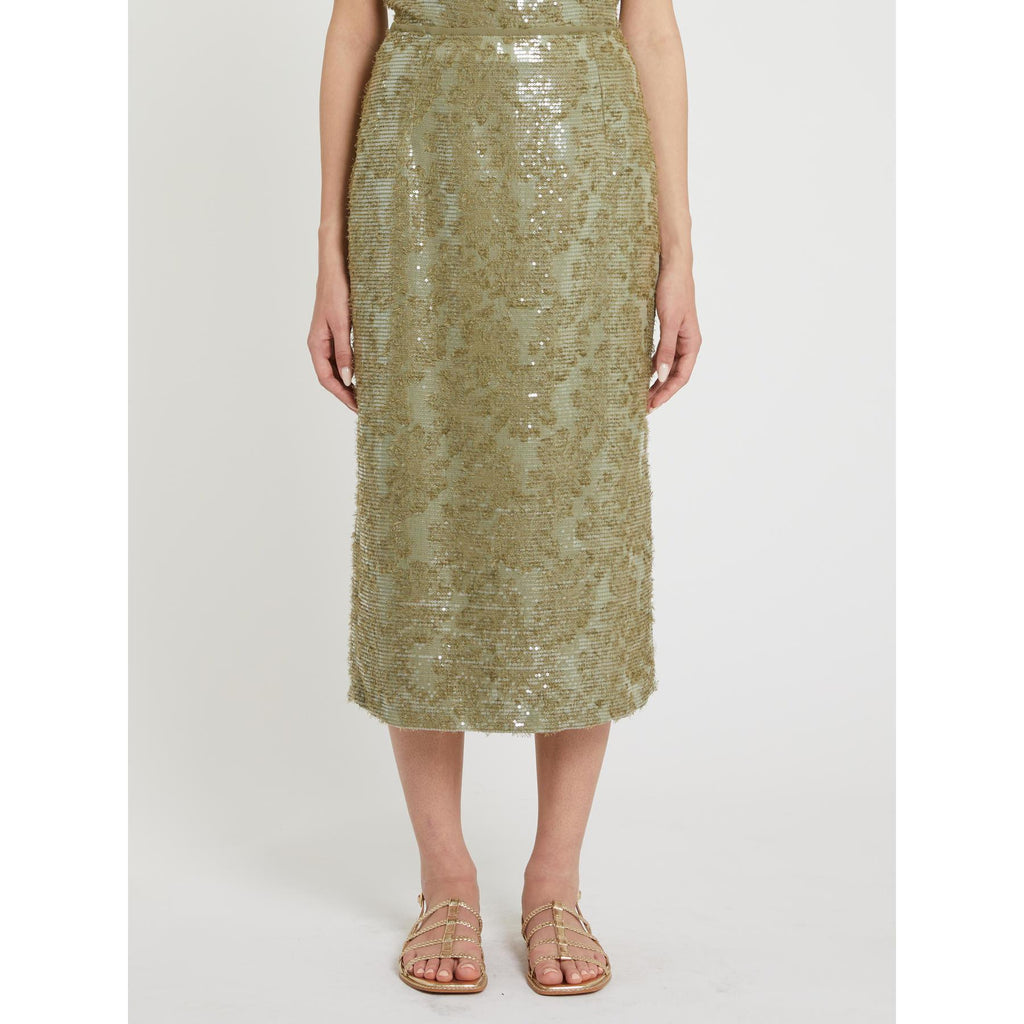 Gonna Verde oliva PENNY BLACK RAMO 002 Donna 