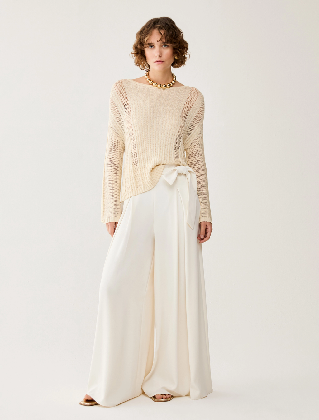 Pantalone Avorio PENNY BLACK LANA 001 Donna 