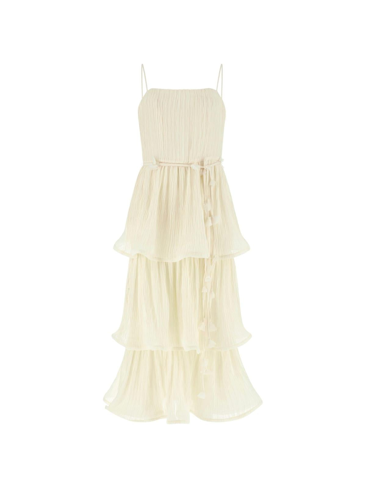 Abito corto Panna GUESS W6GKAG_W2584_ G106 Donna 
