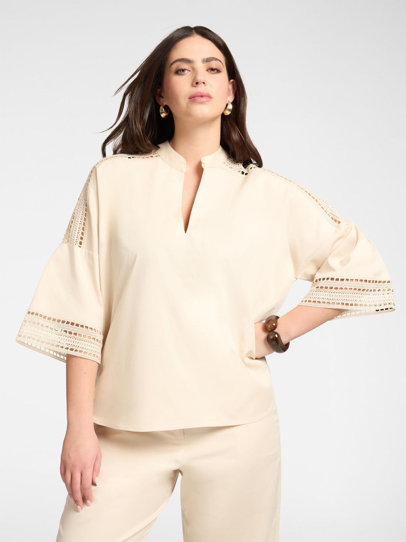 Blusa Rosa ELENA MIRO 2164Z 002 Donna 