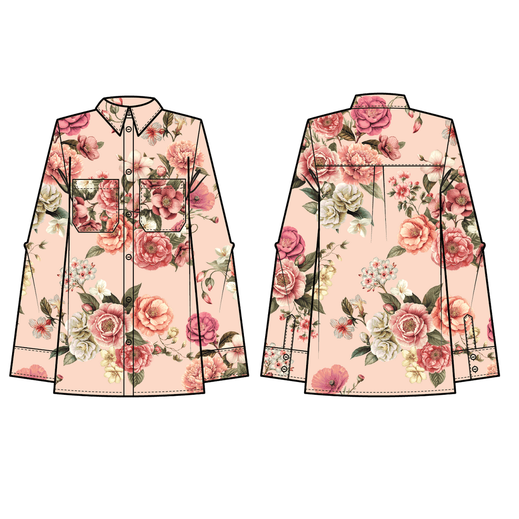 Camicia Donna Fantasia  Midi GUESS - Modalternativa