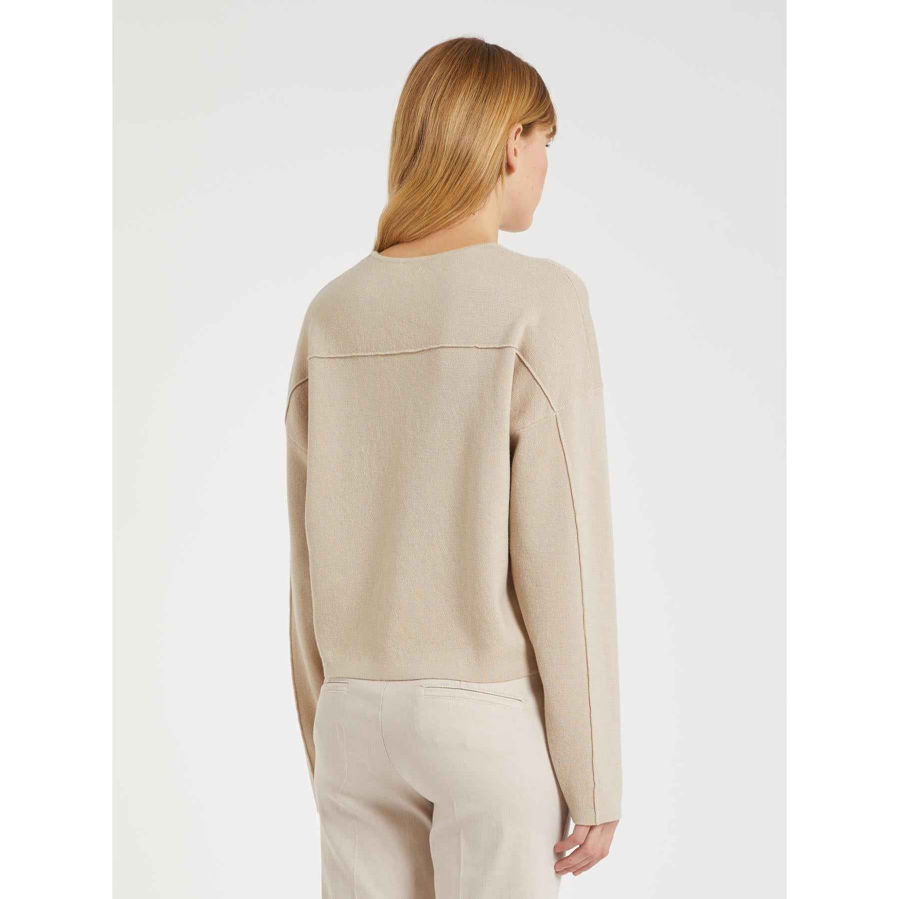 Maglia Donna Beige Filato di maglia Filo MARELLA - Modalternativa