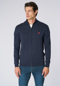 Cardigan con zip Blu U.S. POLO ASSN. US142175001 179 Uomo 