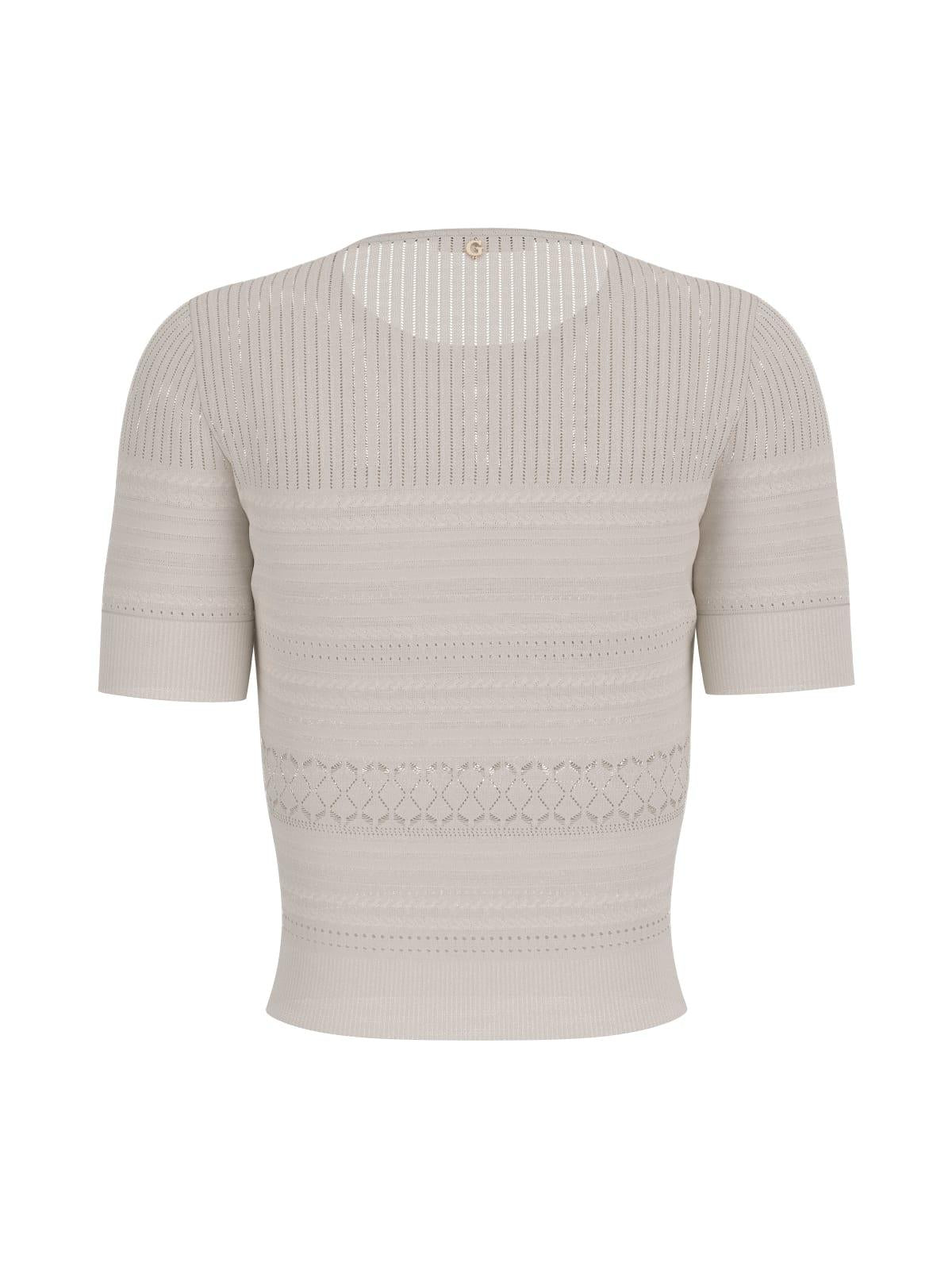 T-shirt Bianco GUESS W6GR16_Z0601_ G012 Donna 