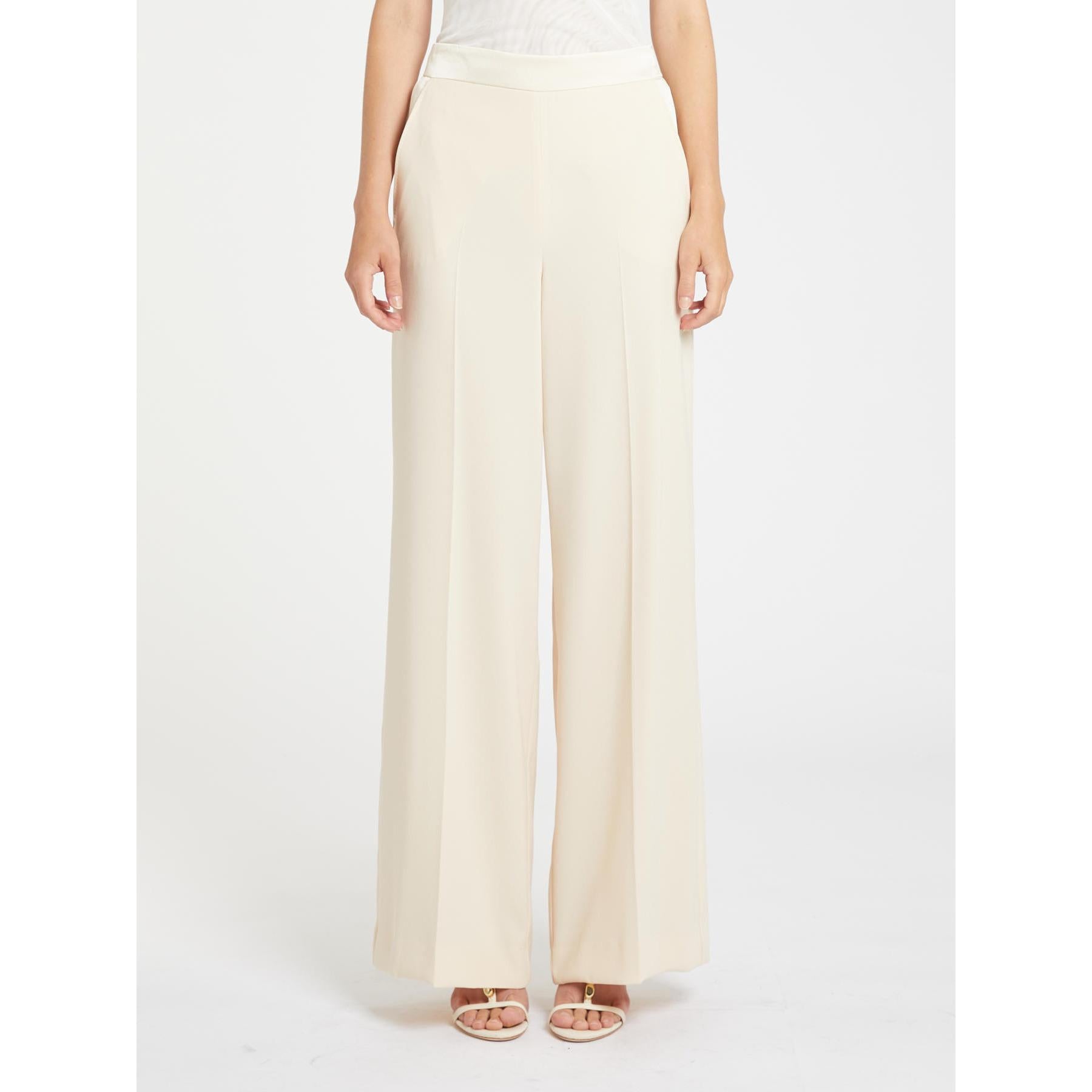 Pantalone palazzo Avorio MARELLA MLLSTAMPA 001 Donna 