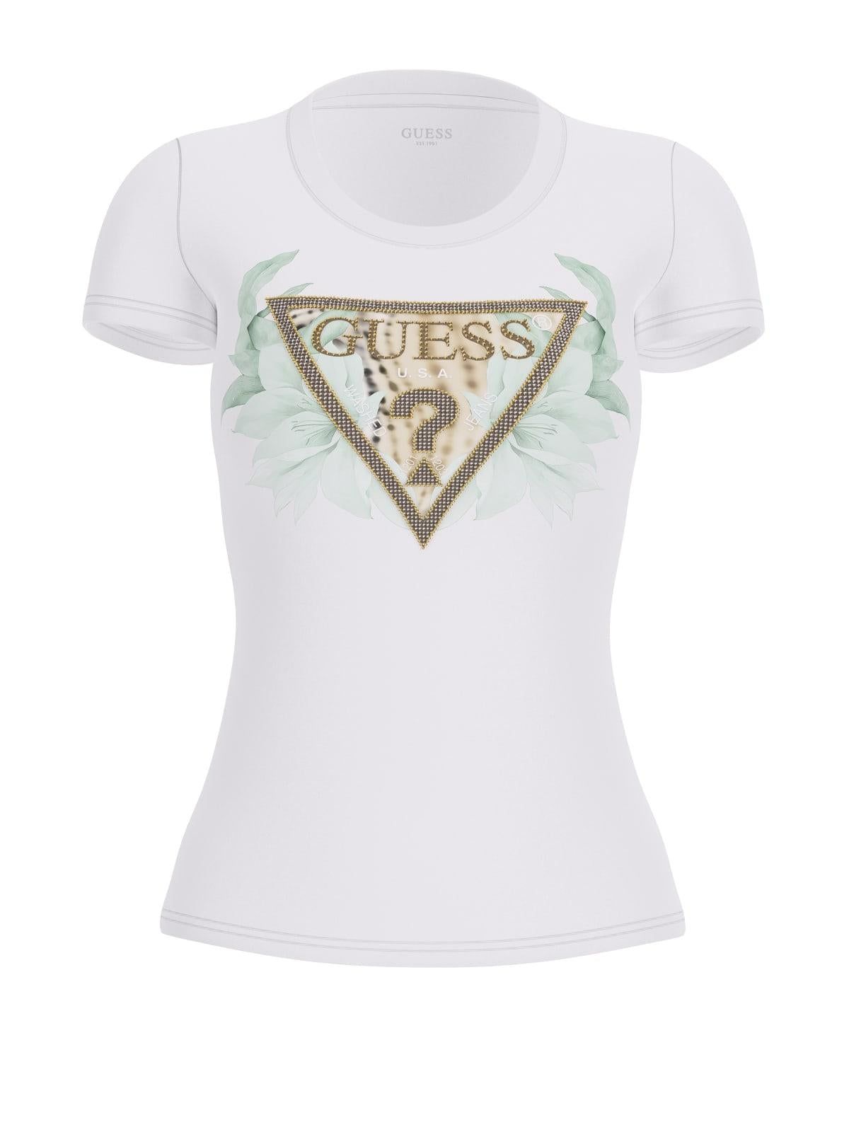 T-shirt Donna Bianco   GUESS - Modalternativa