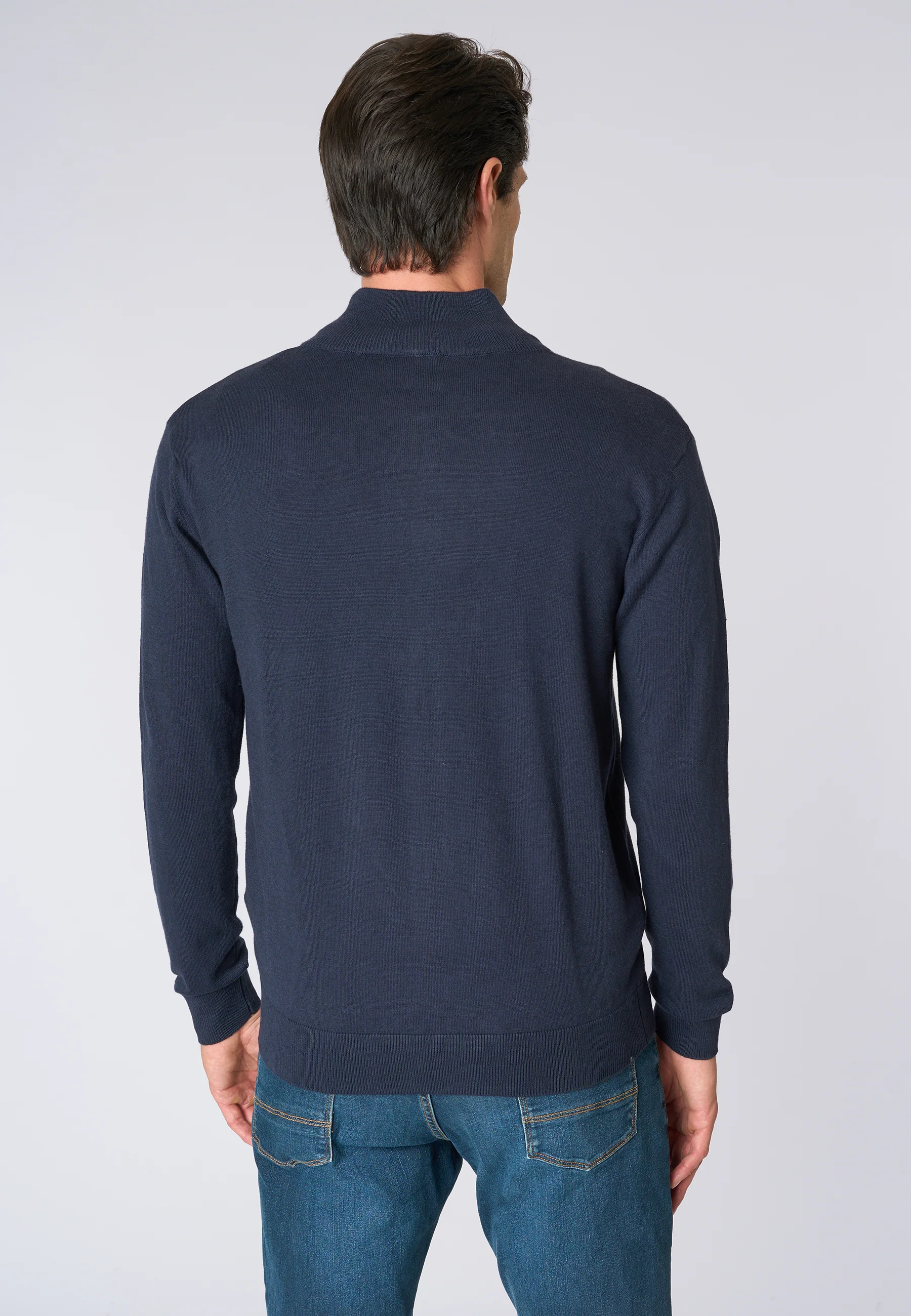 Cardigan con zip Blu U.S. POLO ASSN. US142175001 179 Uomo 