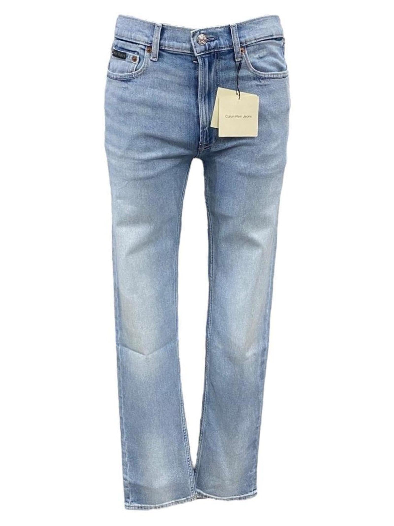 Jeans slim straight Uomo Chiaro Denim  CALVIN KLEIN - Modalternativa