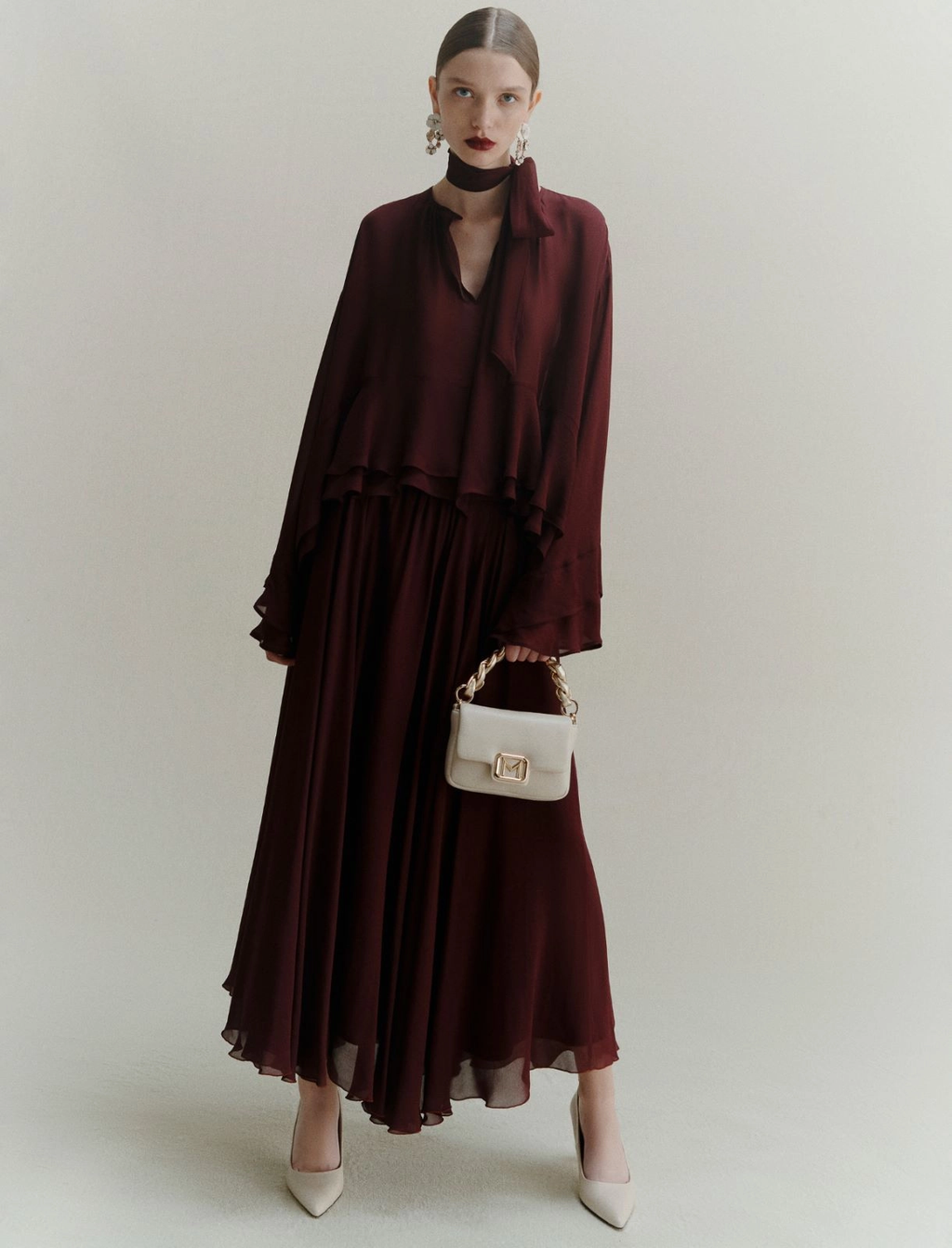 Gonna Bordeau MARELLA BRADO 006 Donna 