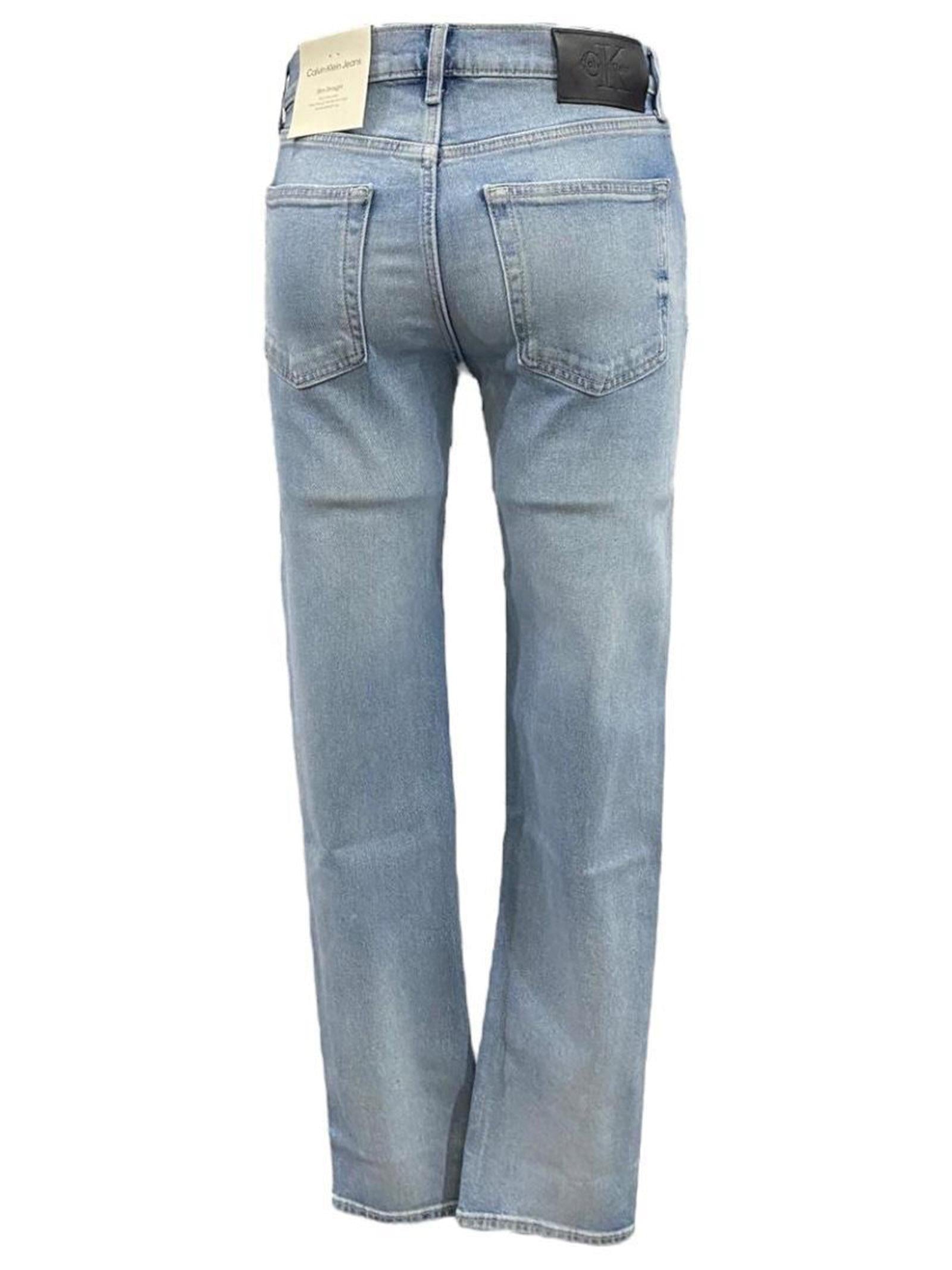 Jeans slim straight Chiaro CALVIN KLEIN LV04RD900 G35A Uomo 