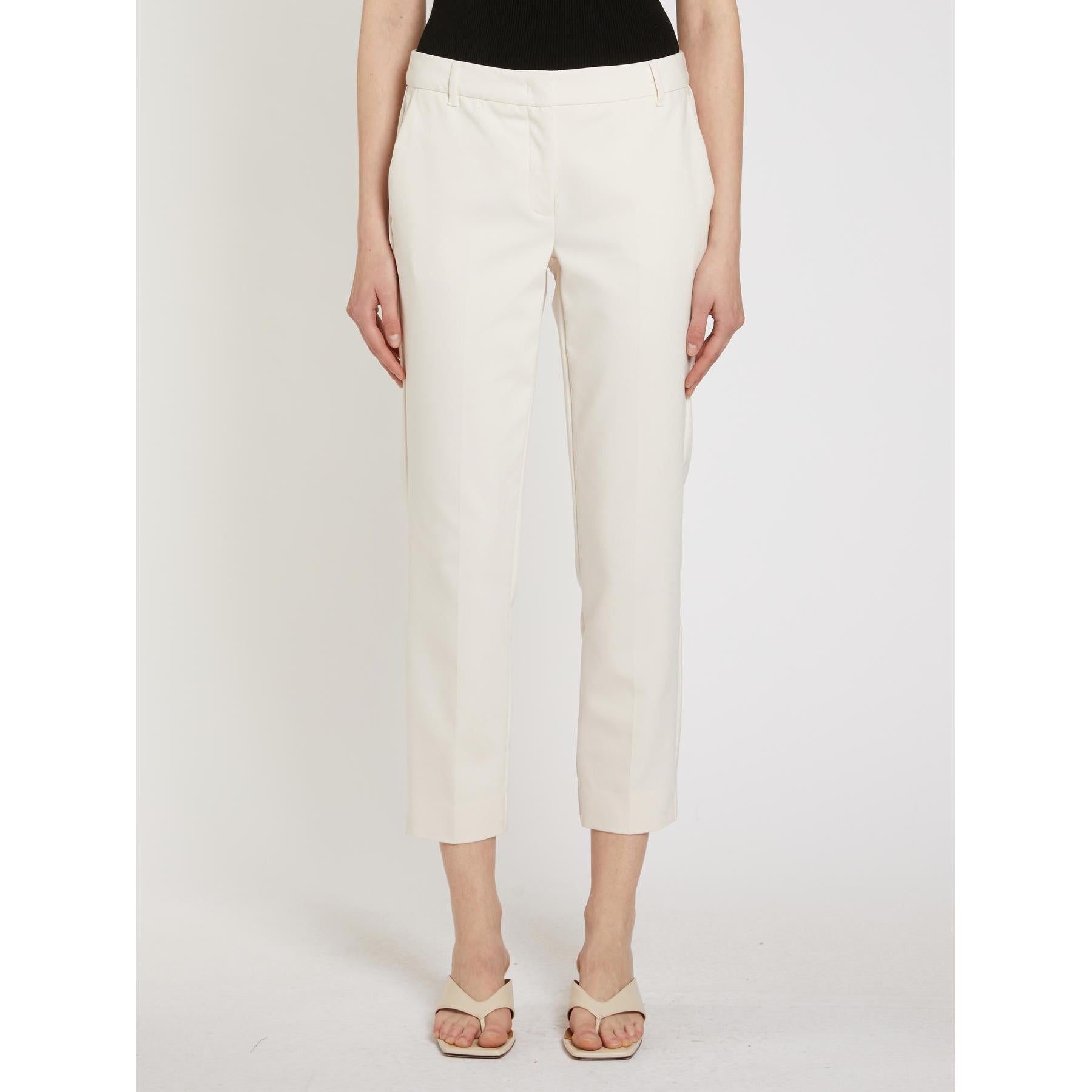 Pantalone Donna Avorio  Tinta unita MARELLA - Modalternativa
