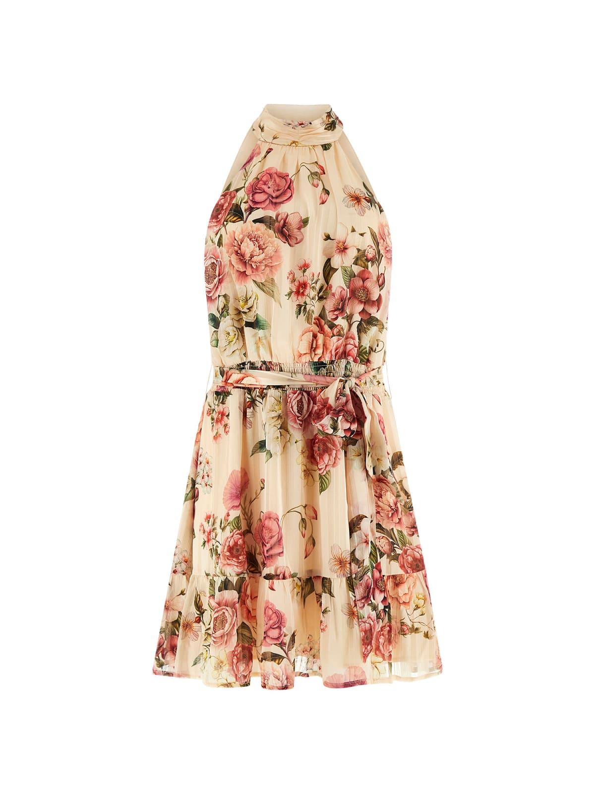 Abito corto Fantasia GUESS W6GKAE_W2555_ PMM9 Donna 