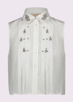 Top Bianco GAUDì 45041 2101 Donna 