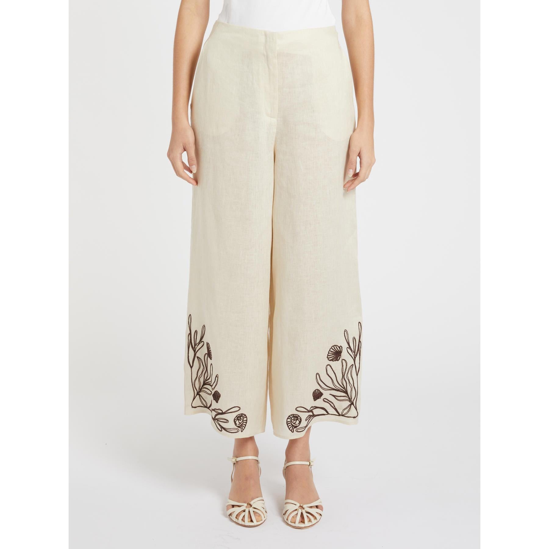 Pantalone Avorio MARELLA MLLDOLCE 003 Donna 